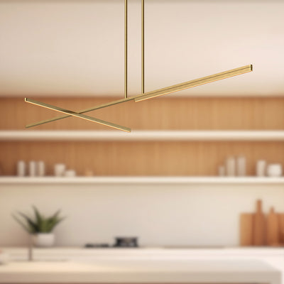 Shift 60-in Aluminum Linear Pendant
