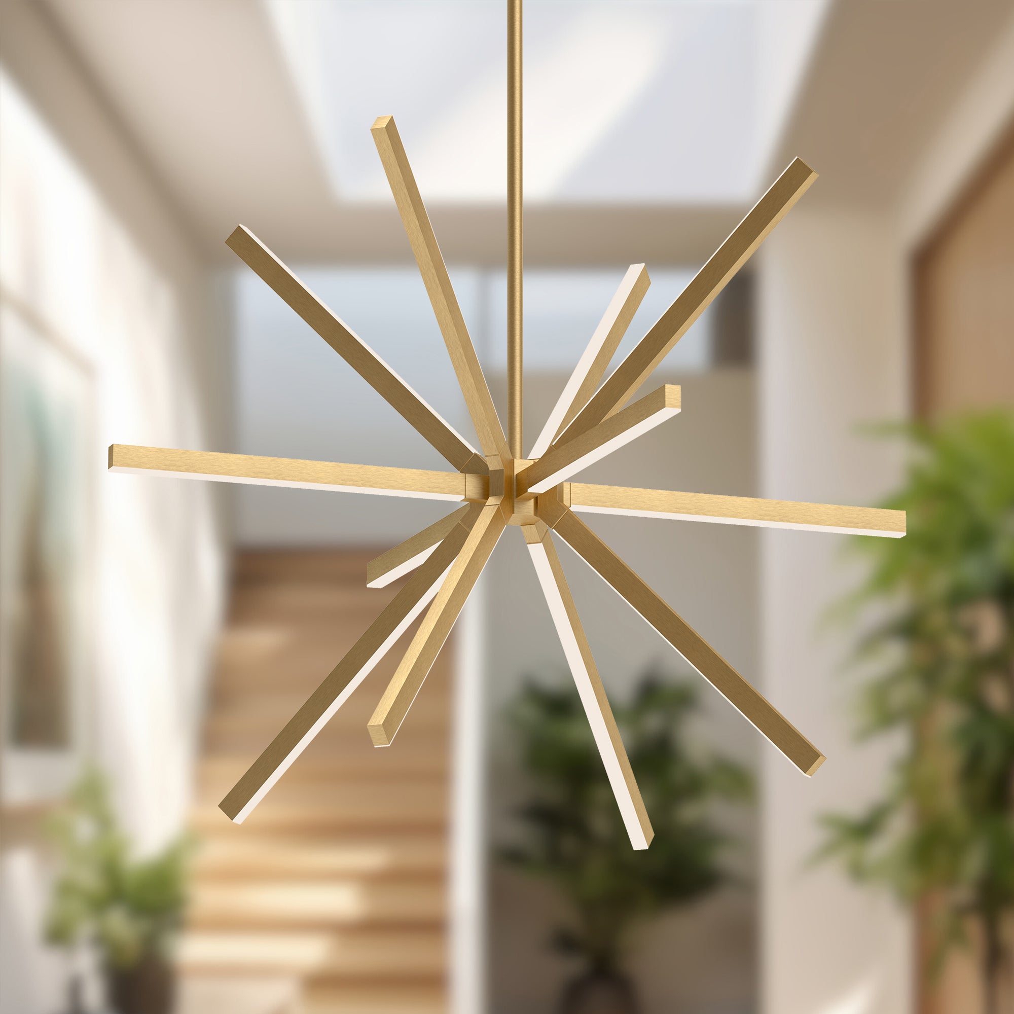 Sirius 48-in Aluminum Chandelier