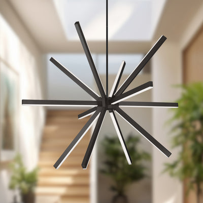 Sirius 48-in Aluminum Chandelier