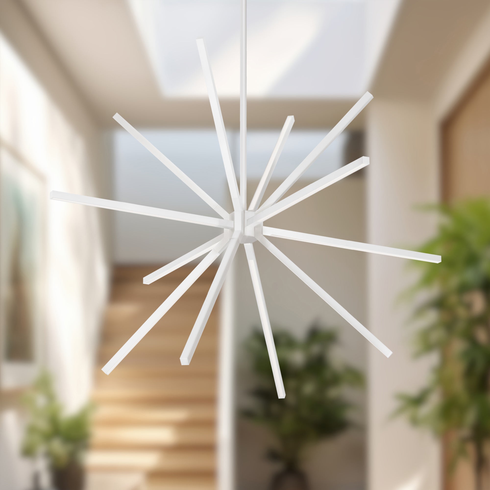 Sirius Minor 32-in Aluminum Chandelier