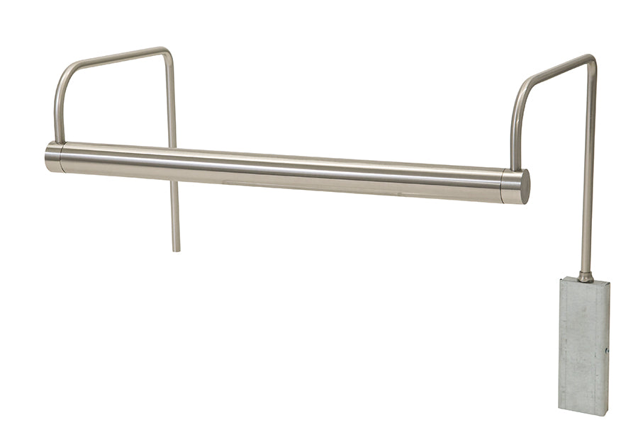 15-inch Slim-Line Satin Nickel Plug-In Picture Light