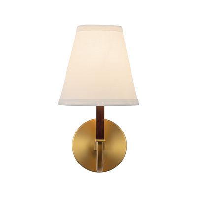 Sloan 12-in Steel Linen Wall Sconce