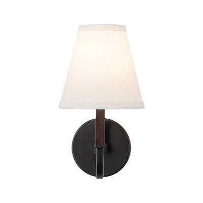 Sloan 12-in Steel Linen Wall Sconce
