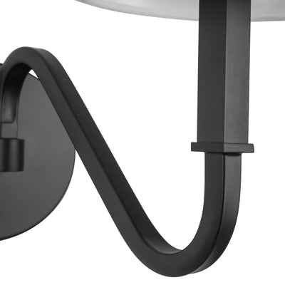 Sloan 12-in Steel Linen Wall Sconce