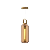 Soji 5-in Steel Pendant