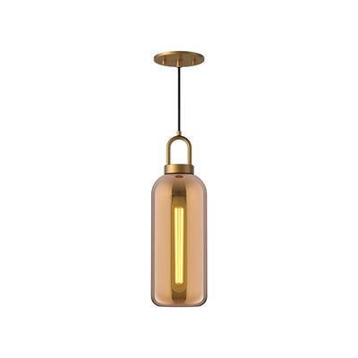 Soji 5-in Steel Pendant