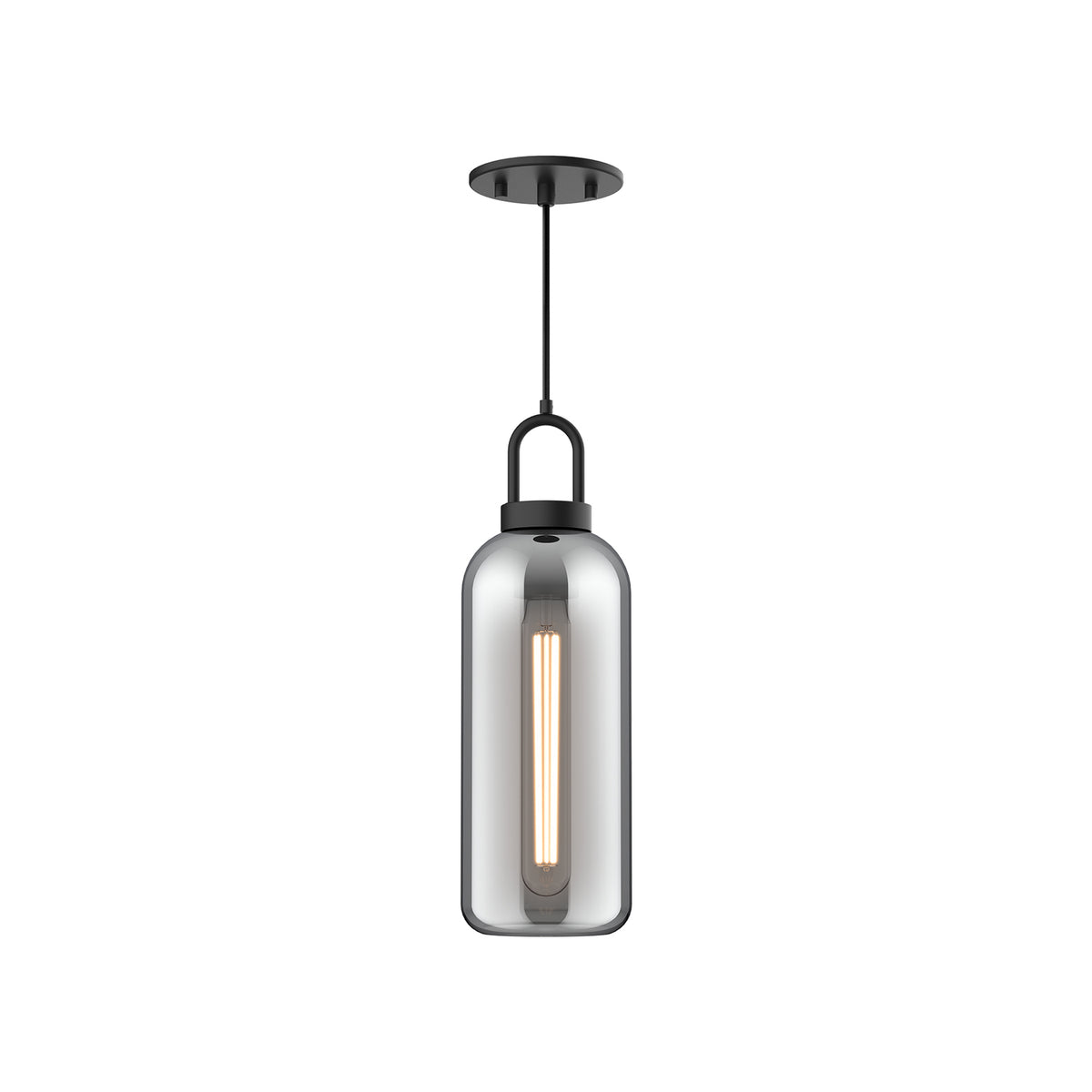 Soji 5-in Steel Pendant