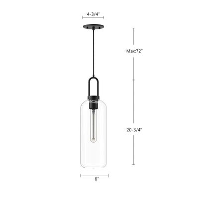 Soji 6-in Steel Pendant