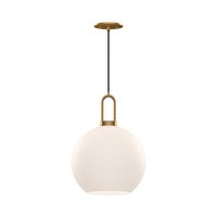 Soji 10-in Clear Glass Socket Pendant
