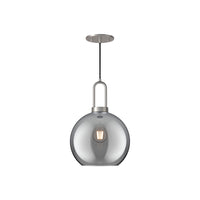 Soji 10-in Clear Glass Socket Pendant
