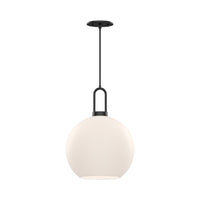 Soji 10-in Clear Glass Socket Pendant