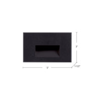 Sonic 3-in Aluminum Outdoor Step Light