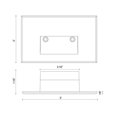 Sonic 3-in Aluminum Outdoor Step Light