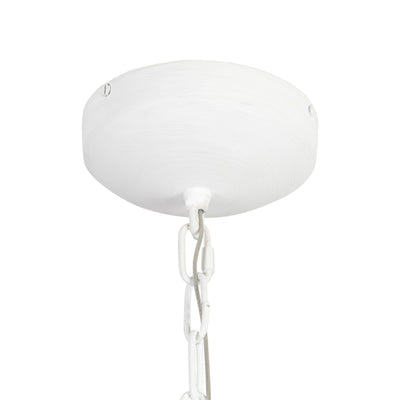 Spade 30-in Steel Chandelier