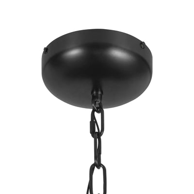 Spade 30-in Steel Chandelier