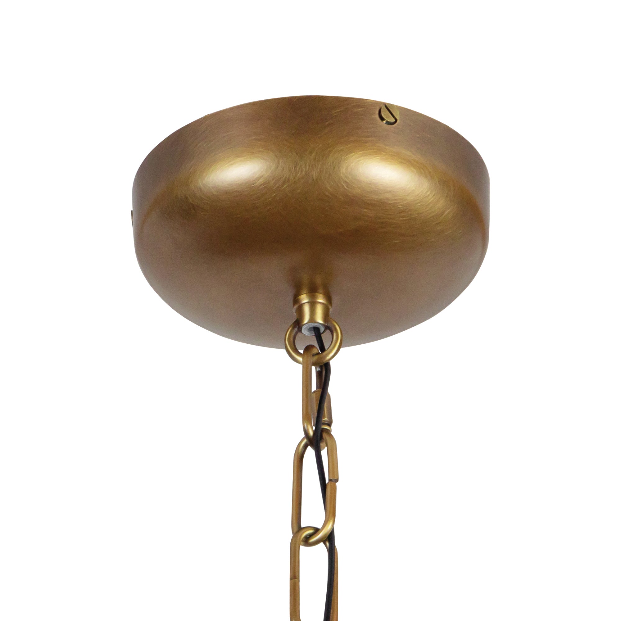 Spade 30-in Steel Chandelier