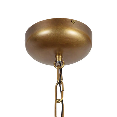Spade 30-in Steel Chandelier