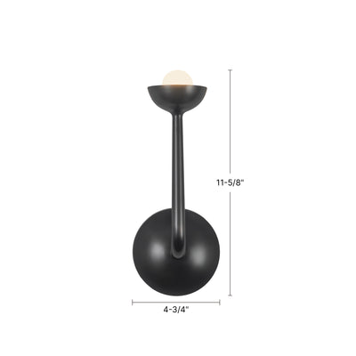 Spade 5-in Steel Vanity Light