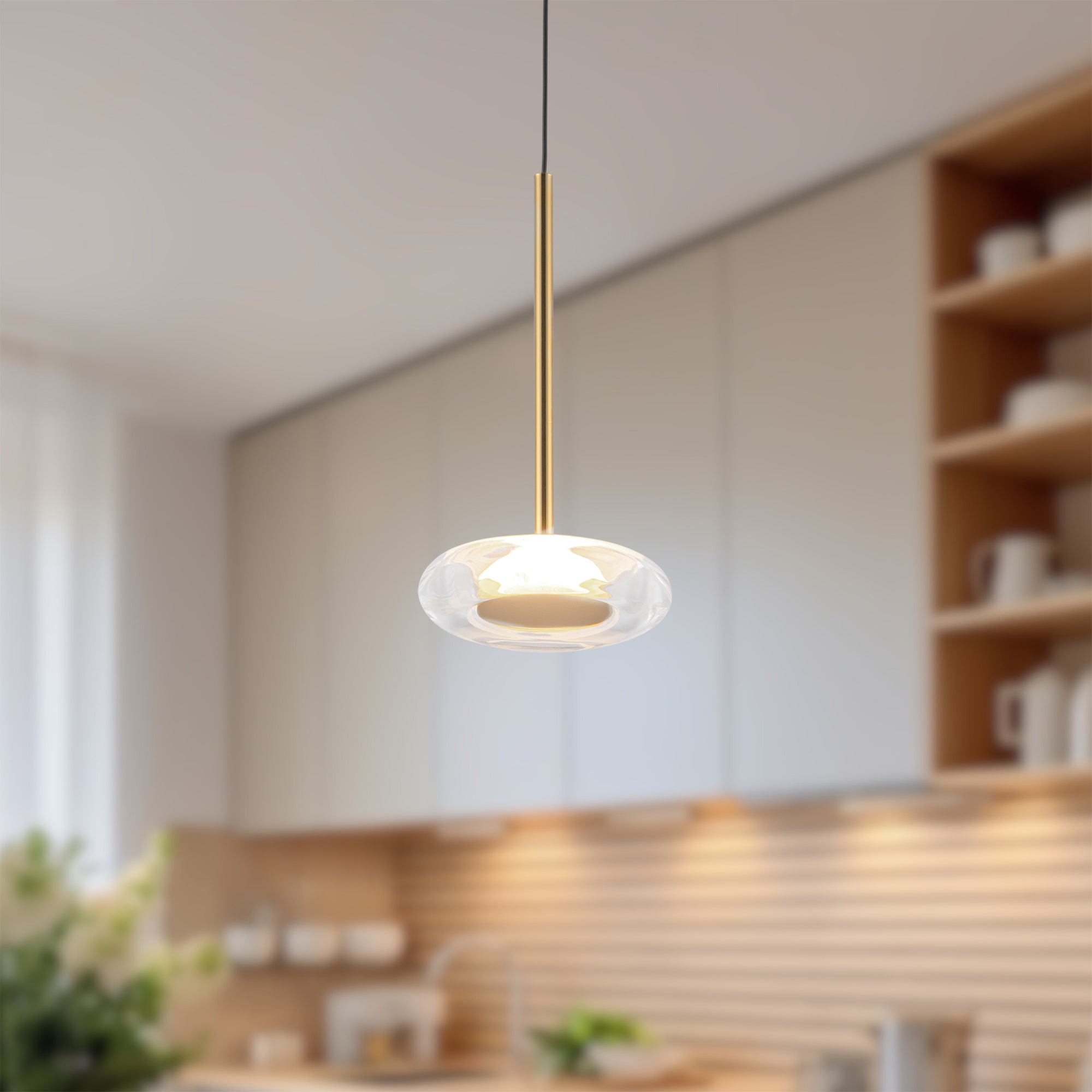 Stephord 4-in Aluminum Pendant