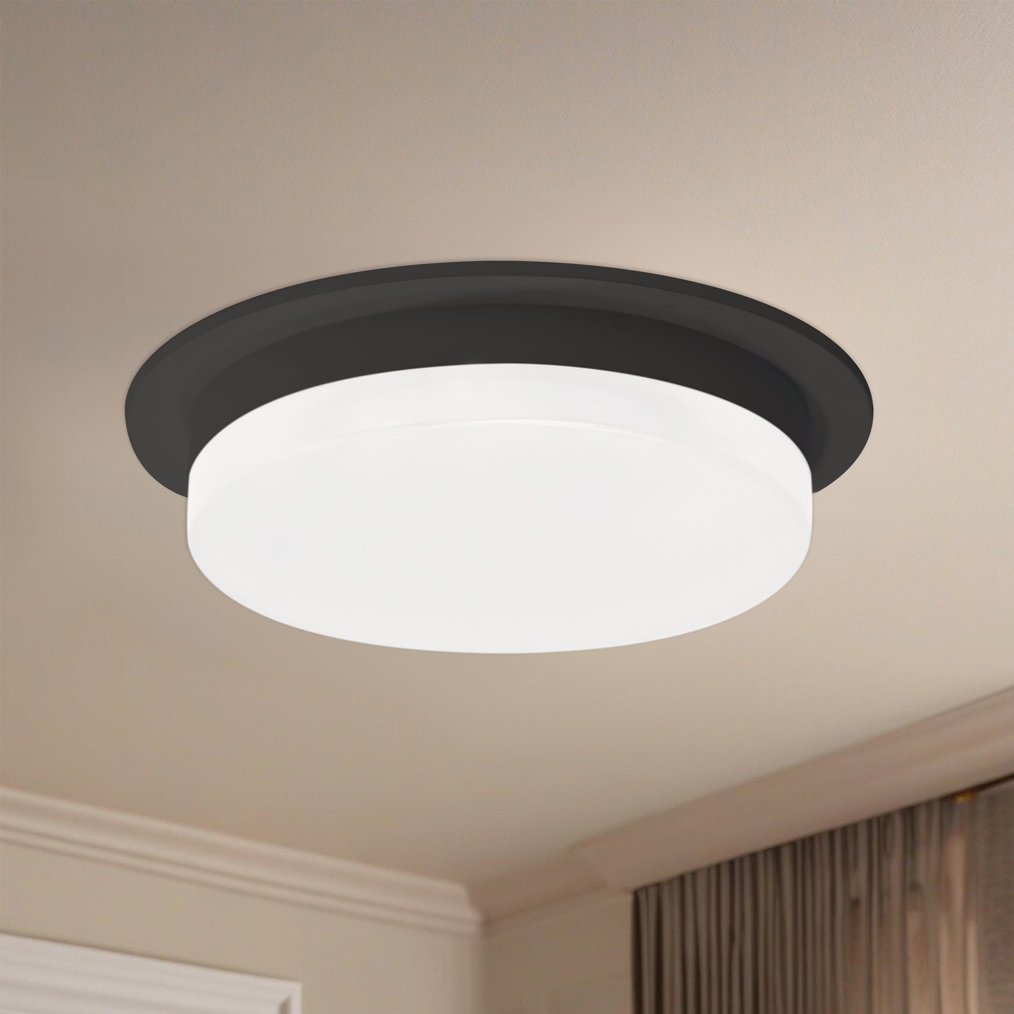 Stockton 6-in Aluminum Flush Mount