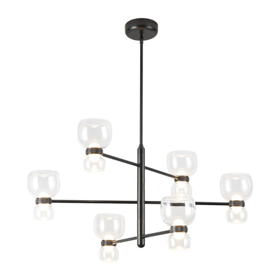 Sutton 36-in Steel Chandelier