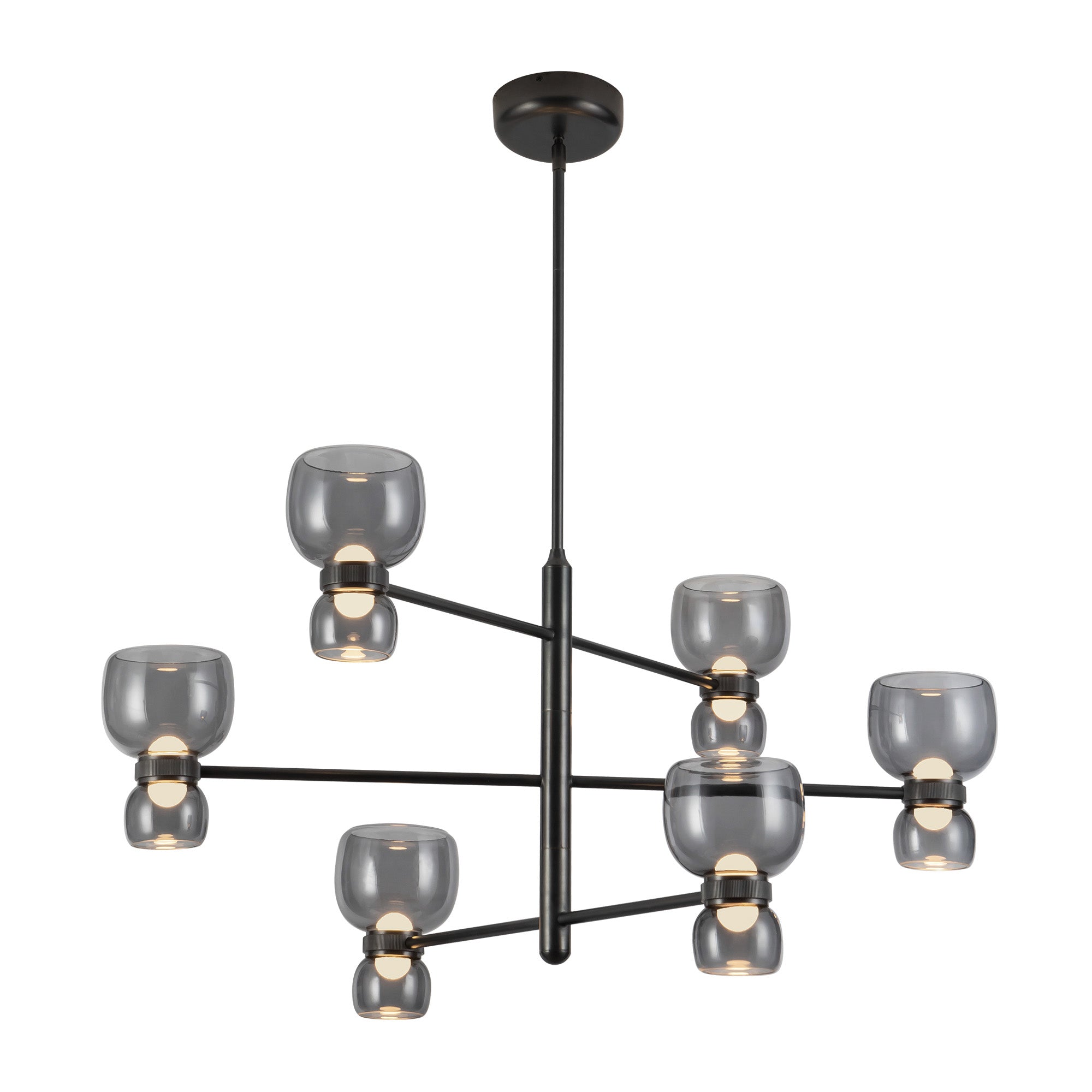 Sutton 36-in Steel Chandelier