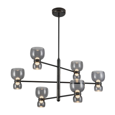 Sutton 36-in Steel Chandelier