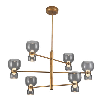 Sutton 36-in Steel Chandelier