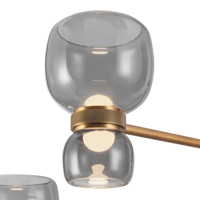 Sutton 36-in Steel Chandelier