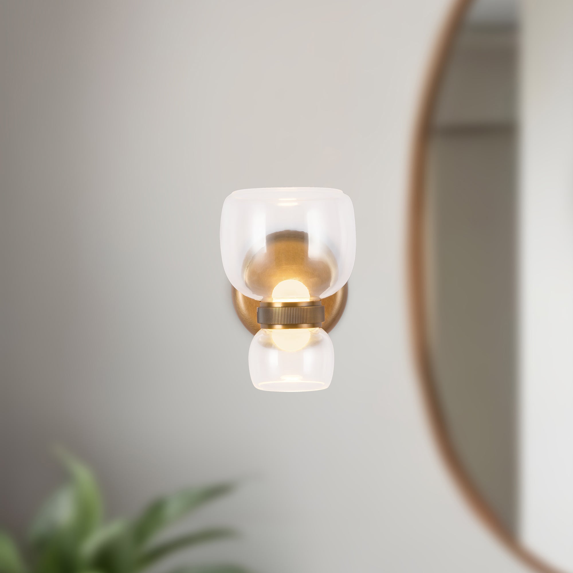 Sutton 8-in Steel Vanity Light