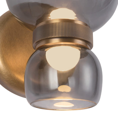 Sutton 8-in Steel Vanity Light