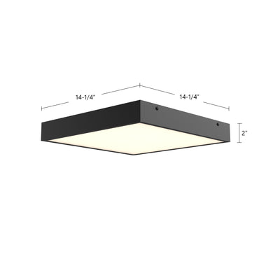 Sydney 14-in Steel Flush LED Mount