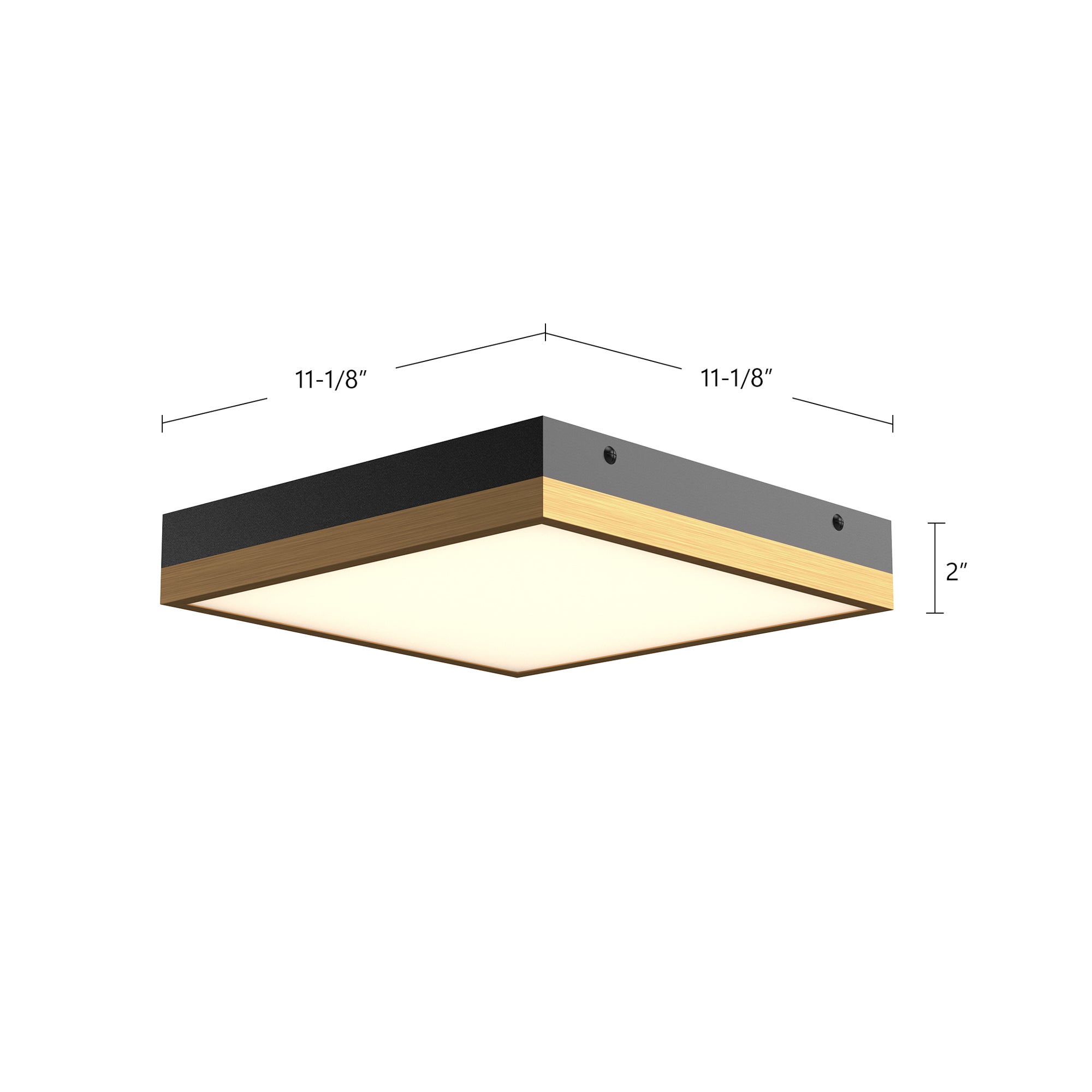 Sydney 11-in Steel Flush Mount