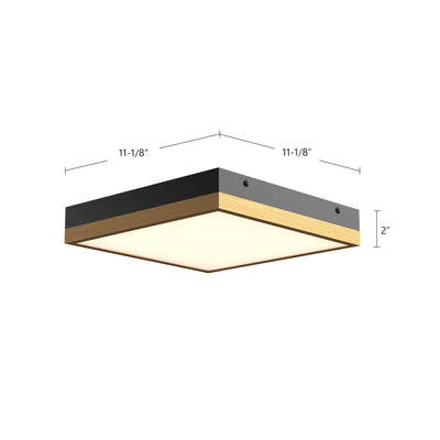 Sydney 11-in Steel Flush Mount