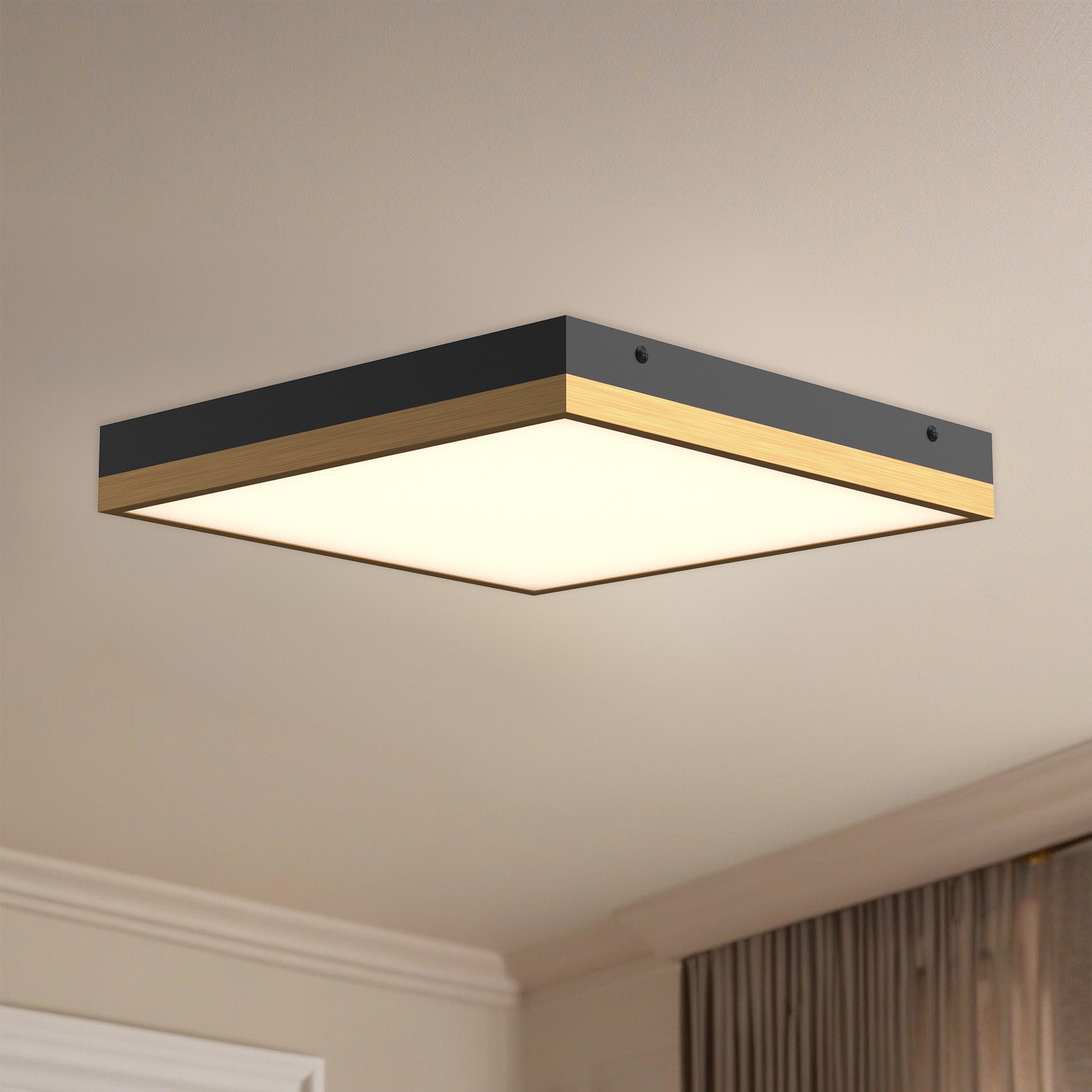 Sydney 14-in Steel Flush Mount