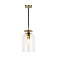 Sylvia 8-in Steel Pendant