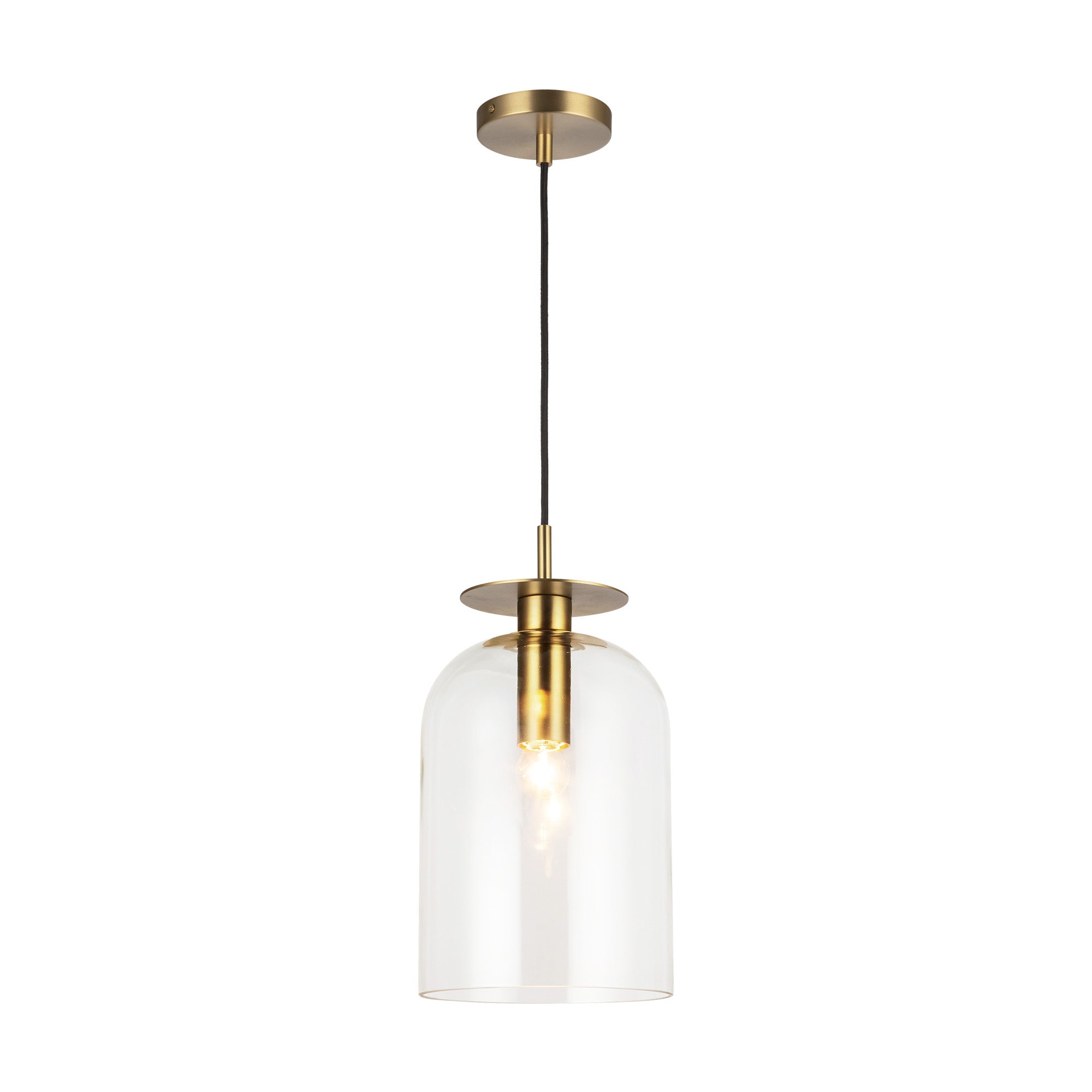 Sylvia 8-in Steel Pendant