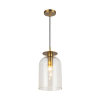 Sylvia 8-in Steel Pendant