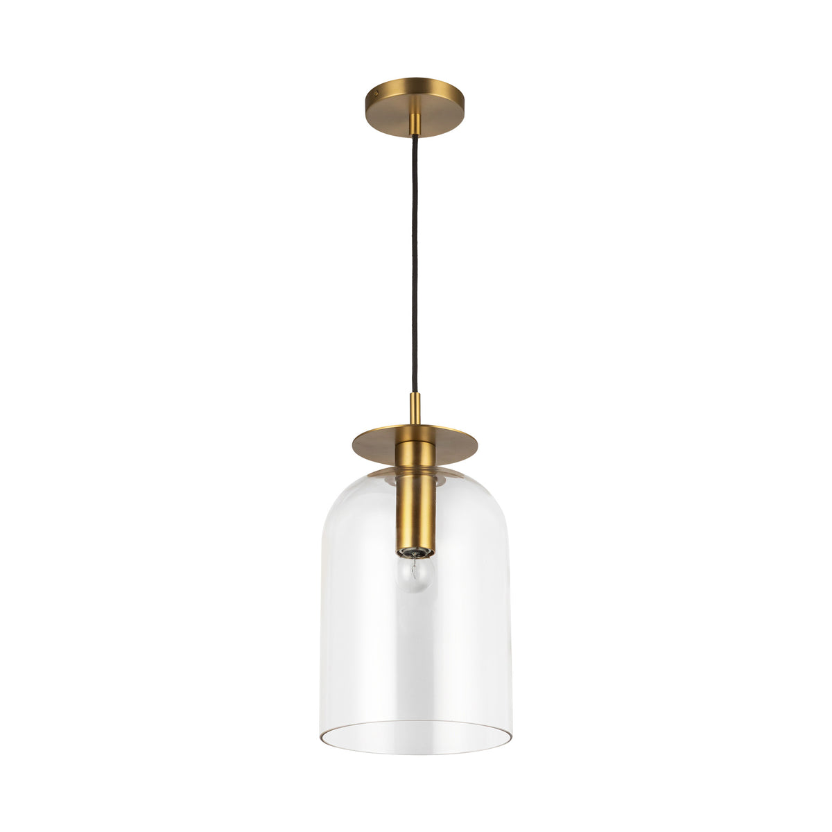 Sylvia 8-in Steel Pendant