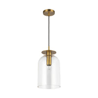 Sylvia 8-in Steel Pendant