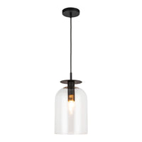 Sylvia 8-in Steel Pendant