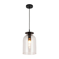 Sylvia 8-in Steel Pendant