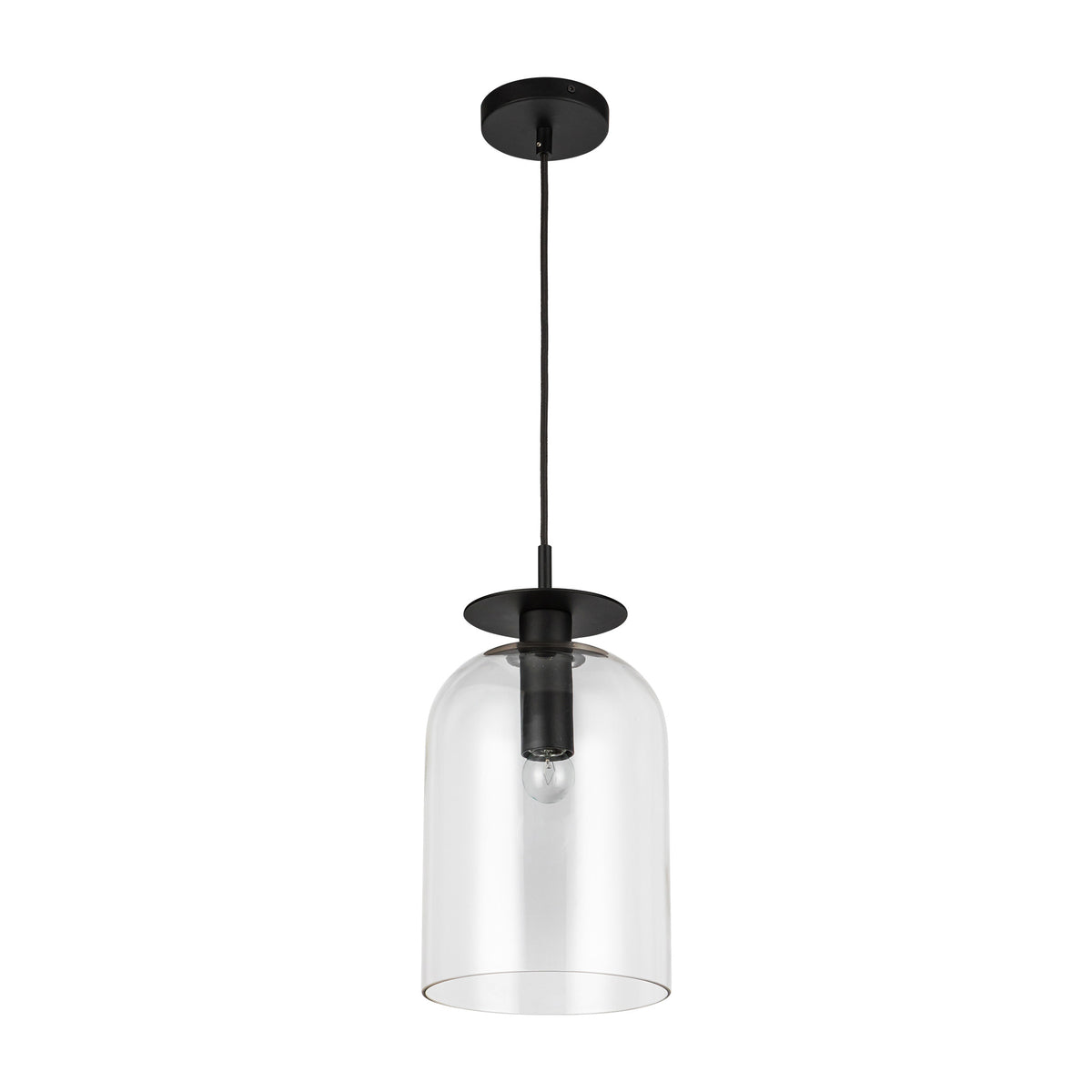 Sylvia 8-in Steel Pendant