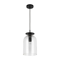 Sylvia 8-in Steel Pendant