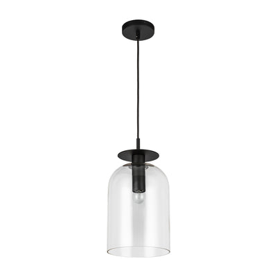 Sylvia 8-in Steel Pendant