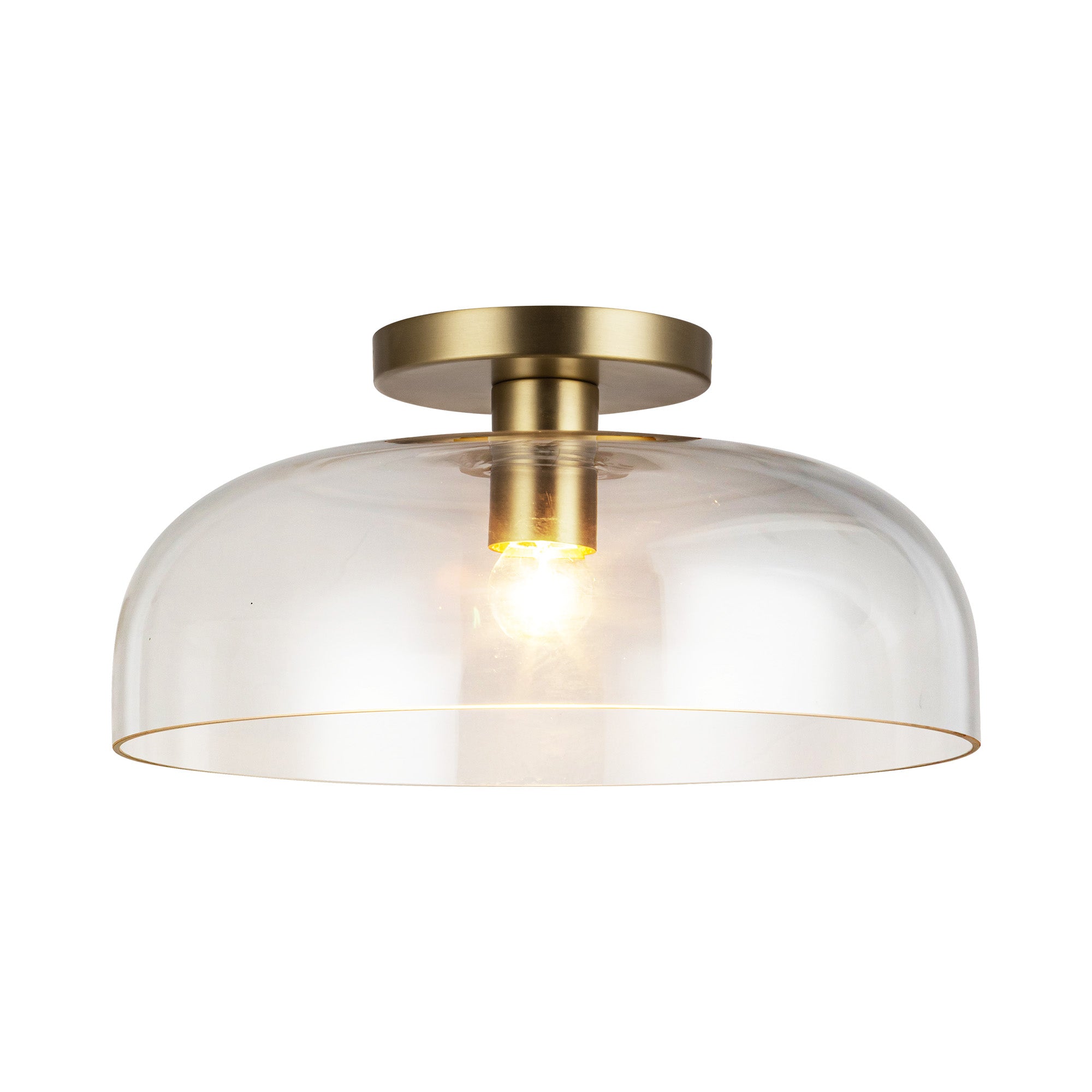 Sylvia 12-in Steel Semi-Flush Mount
