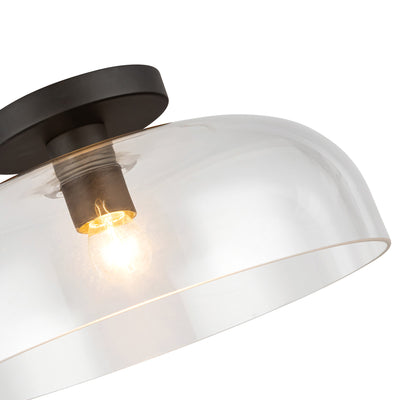 Sylvia 12-in Steel Semi-Flush Mount