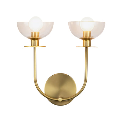 Sylvia 12-in Steel Vanity Light