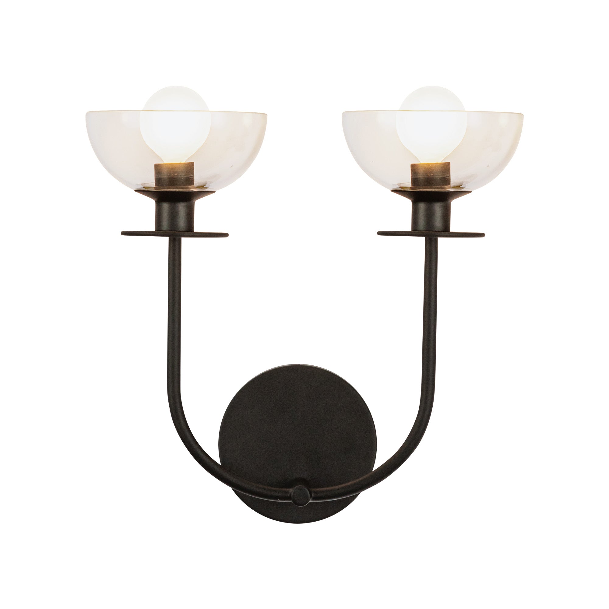 Sylvia 12-in Steel Vanity Light