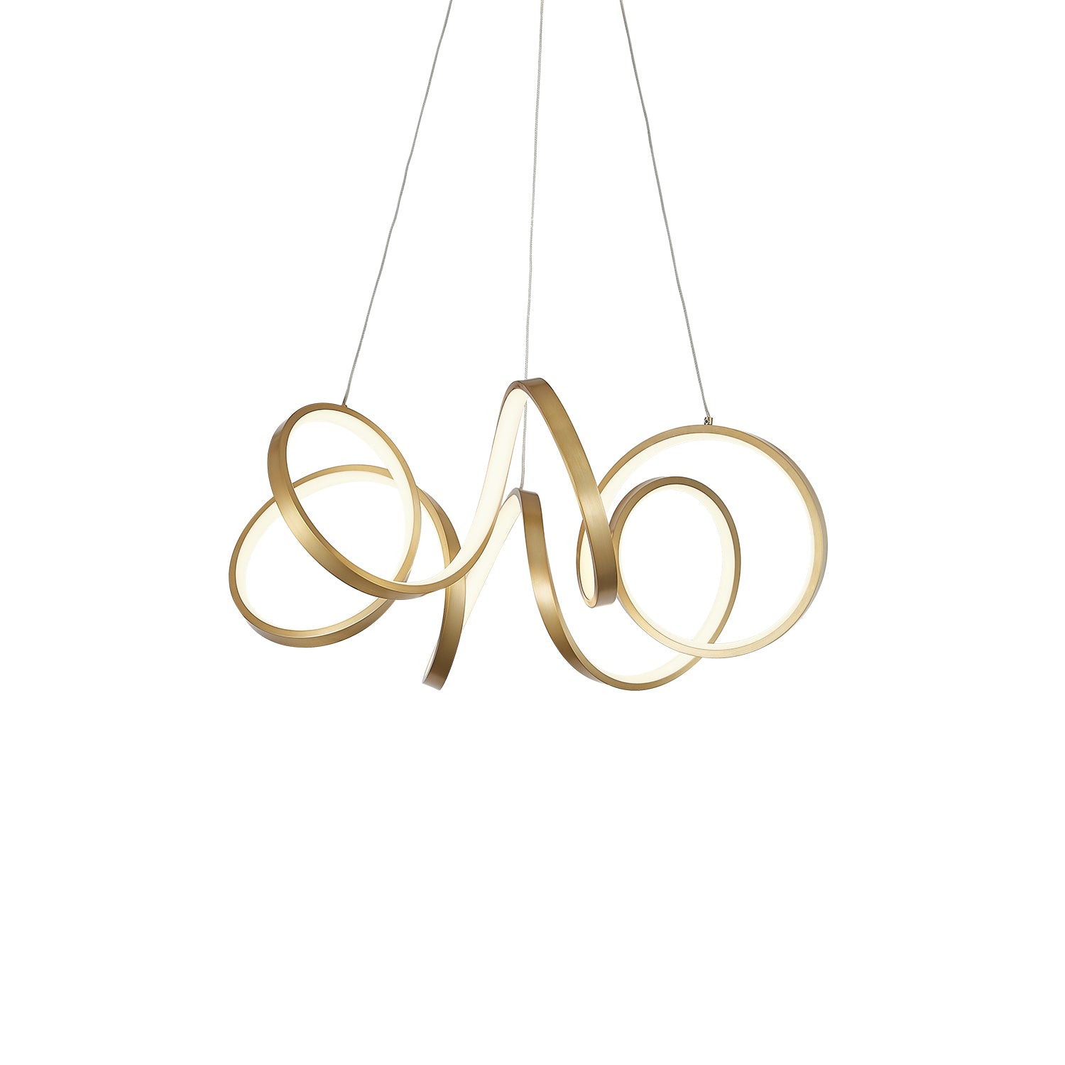 Synergy 24-in Aluminum Chandelier